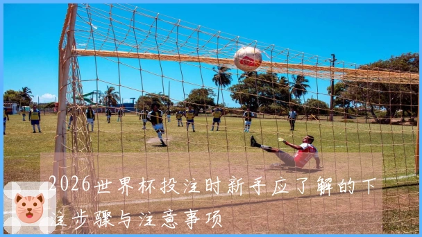 2026世界杯投注时新手应了解的下注步骤与注意事项